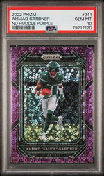 2022 Panini Prizm No Huddle Purple Ahmad