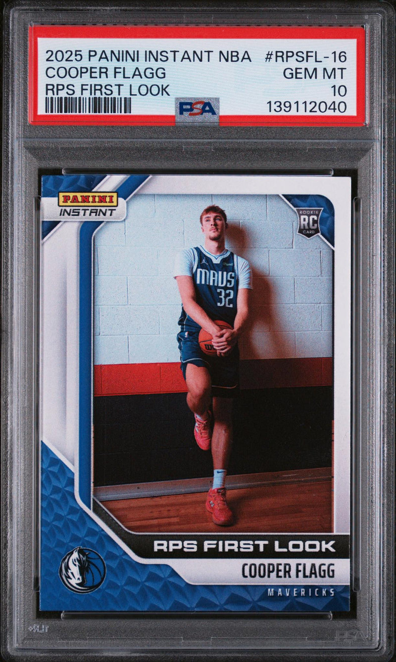 2025 Panini Instant RPS First Look Cooper Flagg #RPSFL-16 PSA 10