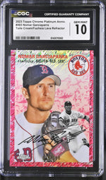 2023 Topps Chrome #493 Nomar Garciaparra Platinum Anniversary /100 CGC 10