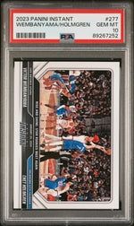 2023 Panini Instant Chet Holmgren/Victor Wembanyama #277 /1 PSA 10