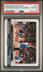 2023 Panini Instant Chet Holmgren/Victor Wembanyama #277 /1 PSA 10