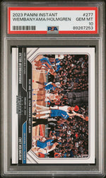 2023 Panini Instant Chet Holmgren/Victor Wembanyama #277 /1 PSA 10