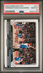 2023 Panini Instant Chet Holmgren/Victor Wembanyama #277 /1 PSA 10