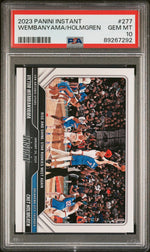 2023 Panini Instant Victor Wembanyama/Chet Holmgren #277 /3302 PSA 10