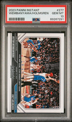 2023 Panini Instant Chet Holmgren/Victor Wembanyama #277 /1 PSA 10