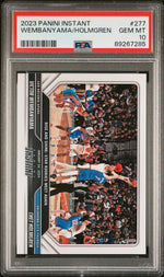 2023 Panini Instant Chet Holmgren/Victor Wembanyama #277 /1 PSA 10