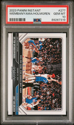 2023 Panini Instant Chet Holmgren/Victor Wembanyama #277 /3302 PSA 10