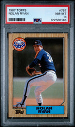 1987 Topps Nolan Ryan #757 PSA 8