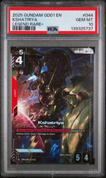 2025 Gundam Newtype Rising Legend Rare+ Kshatriya #044 PSA 10
