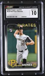 2024 Topps Update #US100 Paul Skenes Update Series CGC 10