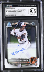 2025 Bowman #CPA-AES Aron Estrada Chrome Prospects Autographs Auto CGC 9.5