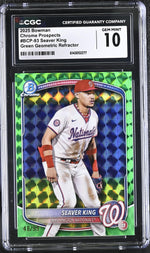2025 Bowman #BCP-93 Seaver King Chrome Prospects /99 CGC 10