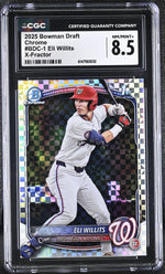 2025 Bowman #BDC-1 Eli Willits X-Fractor CGC 8.5