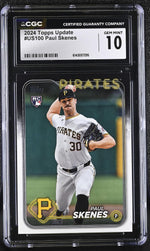 2024 Topps Update #US100 Paul Skenes Update Series CGC 10