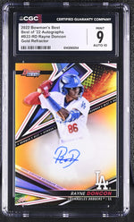 2022 Bowman's Best #B22-RD Rayne Doncon Best of '22 Autographs /50 Auto CGC 9