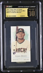 2023 Allen & Ginter #RDV-15 Gabriel Moreno Rookies Design Variations Mini CGC 10