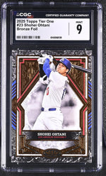 2025 Topps Tier One #23 Shohei Ohtani CGC 9