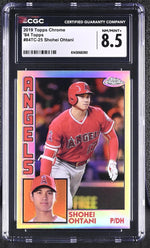 2019 Topps Chrome #84TC-25 Shohei Ohtani '84 Topps CGC 8.5