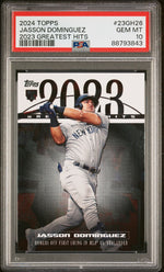 2024 Topps 2023 Greatest Hits Jasson Dominguez #23GH26 PSA 10