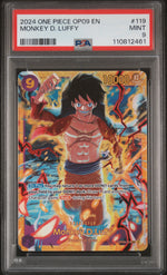 2024 One Piece Emperors In the New World Monkey D. Luffy #OP09-119 PSA 9