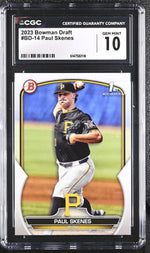 2023 Bowman #BD-14 Paul Skenes Bowman Draft CGC 10