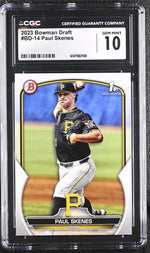2023 Bowman #BD-14 Paul Skenes CGC 10