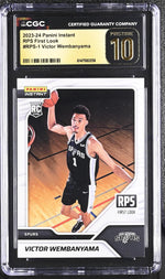 2023 Instant #RPS-1 Victor Wembanyama RPS First Look 1 CGC 10