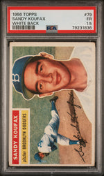 1956 Topps White Back Sandy Koufax #79 PSA 1.5