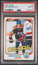 1981 Topps Wayne Gretzky #16 PSA 8