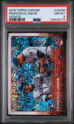 2015 Topps Chrome Update Francisco Lindor #US286 PSA 8