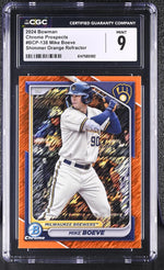 2024 Bowman #BCP-138 Mike Boeve Chrome Prospects CGC 9