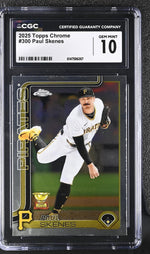 2025 Topps Chrome #300 Paul Skenes CGC 10