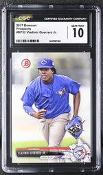 2017 Bowman #BP32 Vladimir Guerrero Jr. CGC 10