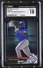 2017 Bowman #BDC-150 Vladimir Guerrero Jr. Bowman Chrome CGC 10