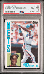 1984 Topps Darryl Strawberry #182 PSA 8
