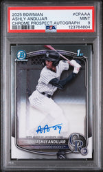 2025 Bowman Chrome Prospect Autograph Ashly Andujar #CPA-AA PSA 9