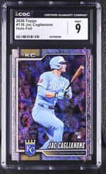 2026 Topps #138 Jac Caglianone Holo Foil CGC 9
