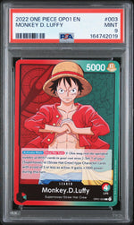 2022 One Piece Romance Dawn Leader Monkey D. Luffy #OP01003 PSA 9