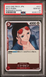 2022 One Piece Japanese Romance Dawn Nico Robin #17 PSA 10