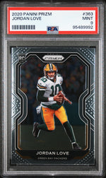 2020 Panini Prizm Jordan Love #363 PSA 9
