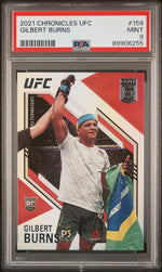 2021 Panini Chronicles UFC Gilbert Burns #159 PSA 9