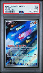 2023 Pokemon Scarlet and Violet Raging Surf Japanese Art Rare Minior #70 PSA 9