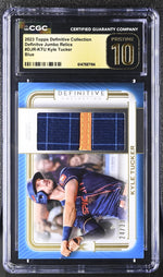 2023 Definitive #DJR-KTU Kyle Tucker Definitive Jumbo Relics /30 CGC 10