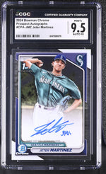 2024 Bowman Chrome #CPA-JMZ Jeter Martinez Prospect Autographs Auto CGC 9.5
