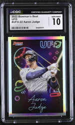 2022 Bowman's Best #UFO-22 Aaron Judge UFO CGC 10