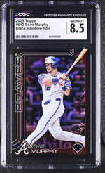 2025 Topps #642 Sean Murphy Black Rainbow Foil /10 CGC 8.5