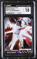 2024 Bowman Chrome #PP-1 Travis Bazzana Plasma Power CGC 10