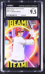2022 Stadium Club Chrome #BT-13 Shohei Ohtani Beam Team CGC 9.5