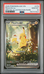 2026 Pokemon Mega Evolution Ascended Heroes Special Illustration Rare Pikachu Ex #276 PSA 10