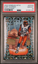 2022 Donruss Optic Downtown Kurt Warner #DT-KW PSA 10
